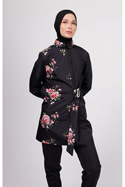 GAVLİA Σετ μαγιό με λουλουδάτο σχέδιο Juno – Σετ 4 τεμαχίων με παντελόνι αλεξ...