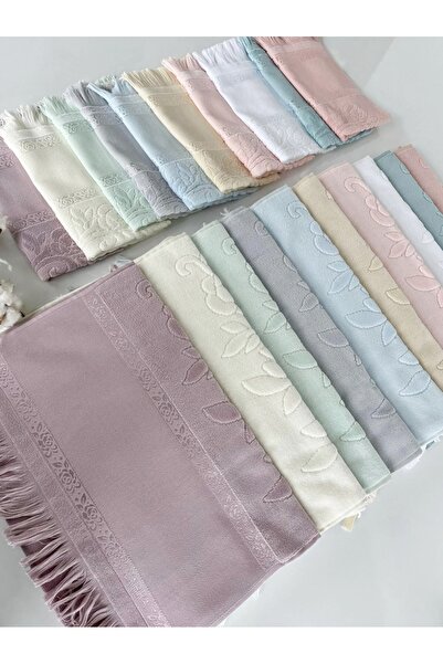 sarra 50x90 см Сара Етамін Рушник з бахромою - Капічіно