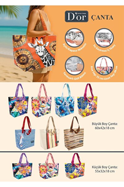 d'or fashion design Deluxe τσάντα παραλίας DCK002