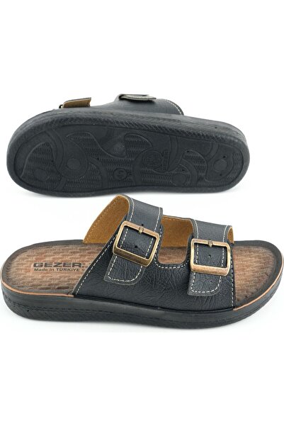 madam gold Чоловічі ортопедичні капці - м'яка шкіра, легка підошва, запобігають появі п'яткових шпор