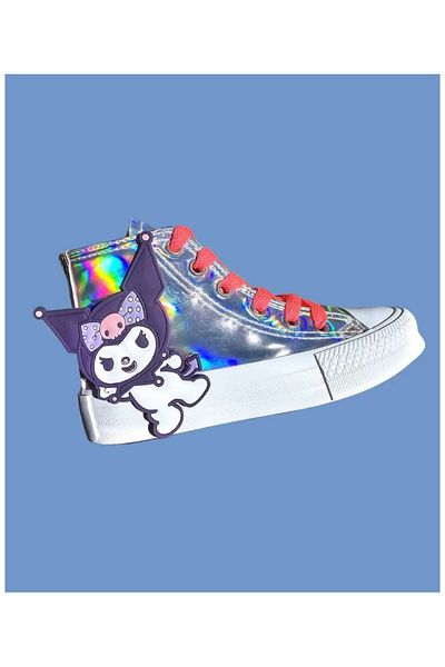 bhk desing 3D Silicone Kuronmis Zipper Hologram Girl Children's Sports Shoes Sneaker