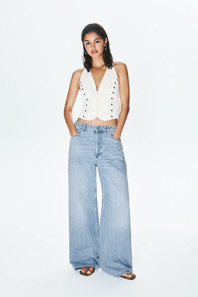 Pull & Bear Mid-rise baggy jeans