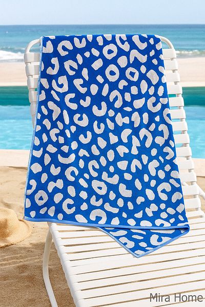 Mira Home Prosop de baie din bumbac 100% cu model safir, 90X150 cm