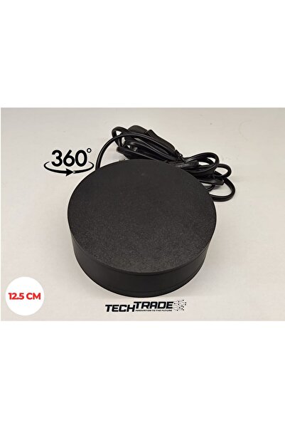 Tech Trade Ürün Çekimi Için 360° Dönen Stand Elektrikli 12.5cm Çapında