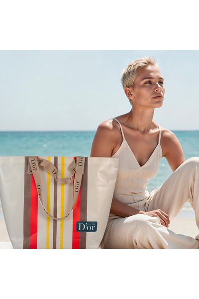 d'or fashion design Deluxe τσάντα παραλίας DCK002