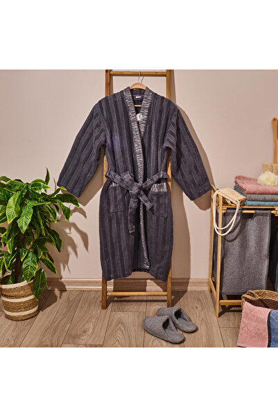 Evidea Halat de baie unisex Soft Sun Madness - Gri - L/XL