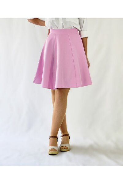 YAXİ FUSTA LILA ȘASE PIESE ȚESUTĂ