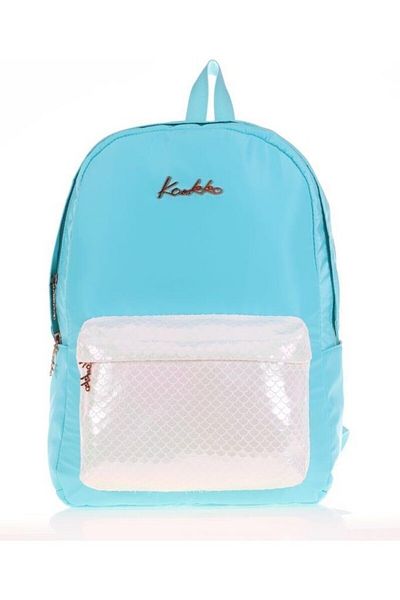 KAUKKO Bright Backpack Scale Turquoise K1526