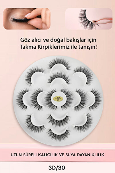 Pastelya 3D Etkili Tekli Takma Kirpik – Günlük ve Özel Günler İçin İdea 3D307li