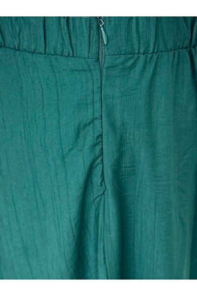 MİHRA STORE Serona με φούστα κιμονό φράουλα σετ-EK556 Emerald Green