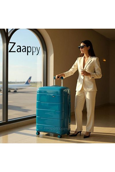 ZAAPPY Lightweight Pp Extra Large 32 Inch [36-40kg] Hard Shell, Unbreakable Luggage