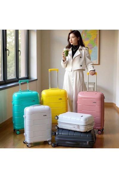 ZAAPPY Lightweight Pp Extra Large 32 Inch [36-40kg] Hard Shell, Unbreakable Luggage