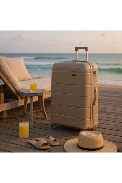 ZAAPPY Lightweight Pp Extra Large 32 Inch [36-40kg] Hard Shell, Unbreakable Luggage