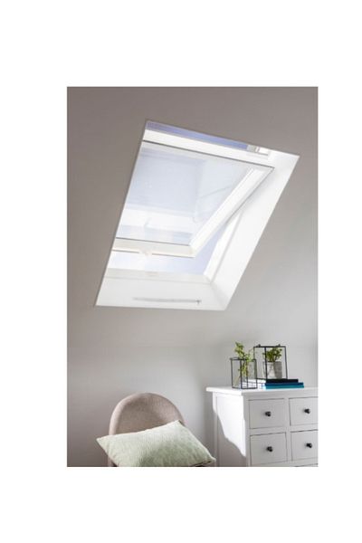 celhome Mosquito net for attic window, fixed, with Velcro, 150 x 180 cm, white