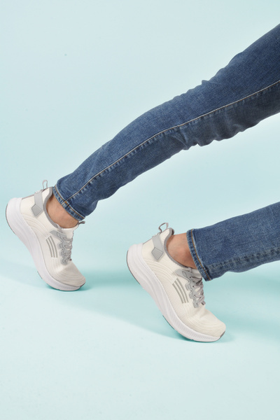 WALKWAY Чоловічі спортивні кросівки - білі з трикотажем