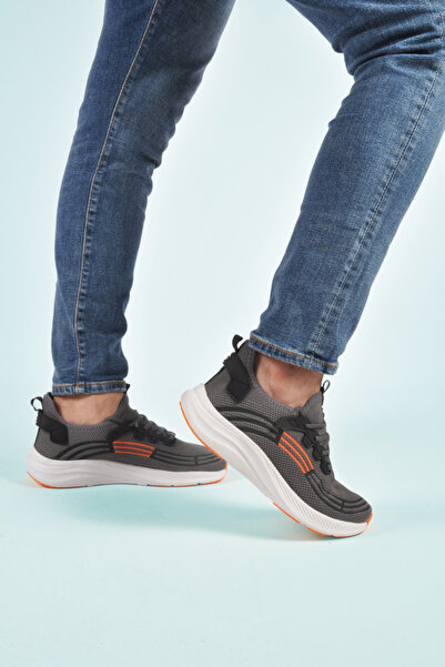 WALKWAY Onega Чоловічі легкі еластичні літні кросівки з дихаючою підошвою, колір димчасто-сірий