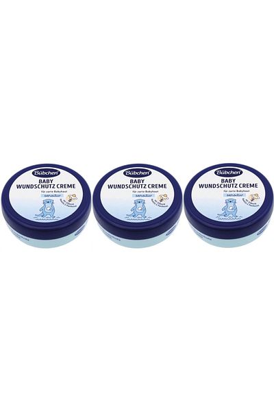 Bübchen Diaper Rash Barrier Cream 150 ml 3 Pack - Baby Wundschutz Creme - Baby Diaper Rash Cream