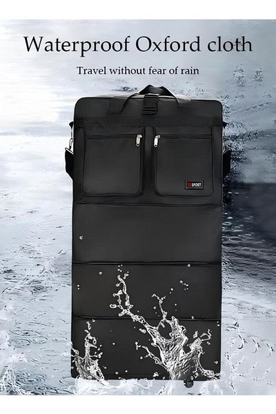 Generic Expandable Foldable Carry-on Luggage Suitcase With 56-75l Capacity