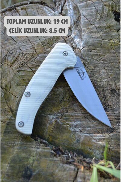 BIÇAK DOĞADA Aktürk 4116 Çelik Verzalit Saplı Katlanır Kamp Çakısı – Kişiselleştirilebilir