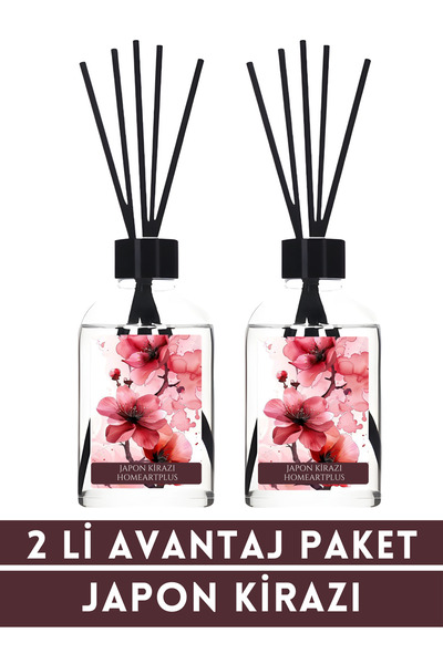 homeartplus 2li avantaj paket japon kirazı oda kokusu bambu esansiyel uçucu y...
