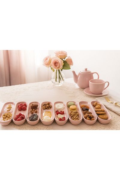 Minole Handmade Ceramic Breakfast and Snack Bowl - 2 Piece Set - Decorative Bowl and Tableware Serving Set