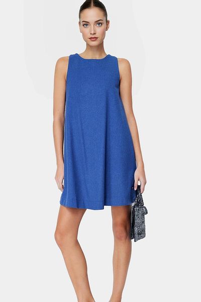 PayBuy Linen Look Sleeveless Mini Dress Wide Cut Casual Summer Distinguished Material Quality Craftsmanship