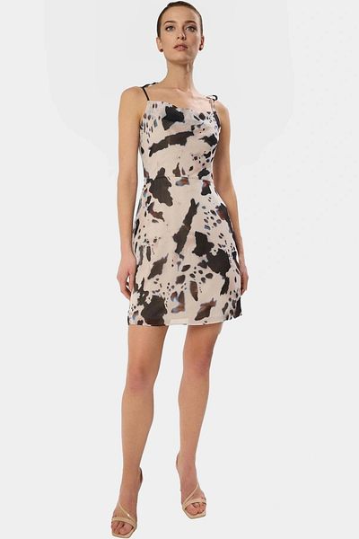 PayBuy Floral Print Chiffon Mini Dress Casual A-Line Summer Daily Comfortable Carefully Selected