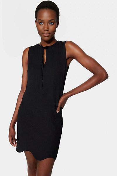 PayBuy Chic Mini Crew Neck Dress Woven Fabric Summer Office Style Modern Style Appearance