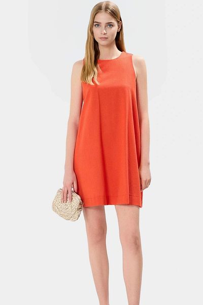 PayBuy Linen Look Sleeveless Mini Dress Wide Cut Casual Summer Distinguished Material Quality Craftsmanship