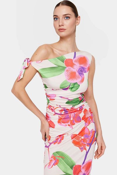 PayBuy Maxi Knitted Dress One Shoulder Asymmetric Collar Stylish Design Modern Style Quality Craftsmanship