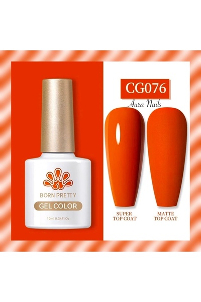 Born Pretty Silky White Serisi 130 Renk Kalıcı Oje (CG076)