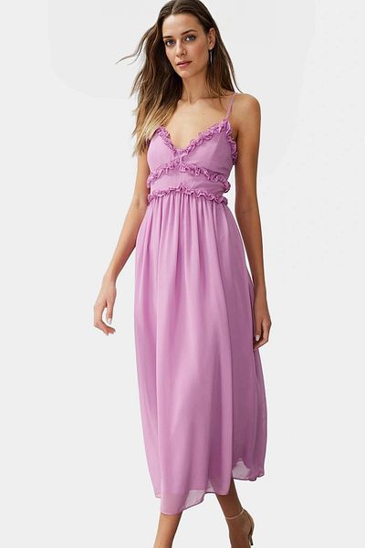 PayBuy Chiffon Maxi Dress Floral Pattern Lined Summer Premium Quality Comfortable Cut Quality Craftsmanship