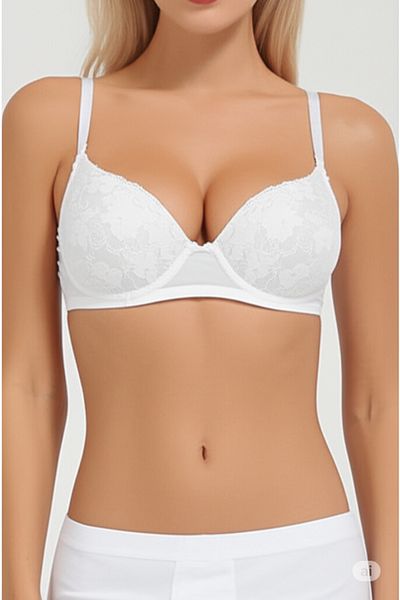 ZENCHES Sutien Push Up din dantelă cu sârmă - Zilnic - confortabil - Suportat