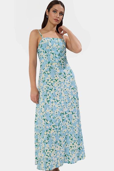 PayBuy Maxi a Line Viscose Woven Dress Distinguished Material for Casual Chic Stylish Appearance Modern Style