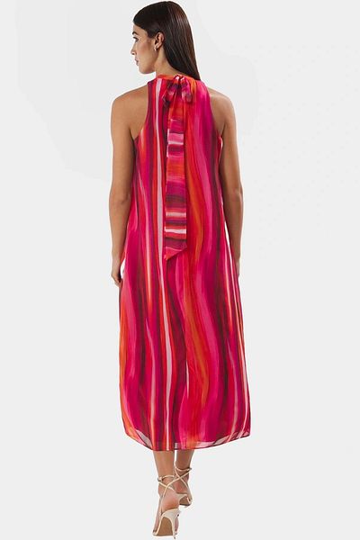 PayBuy Chiffon Maxi Dress Abstract Pattern Comfortable Fit Summer Daily Professional Look for Use