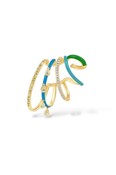 neslyaccessories Tropical Flow Cartilage Earring