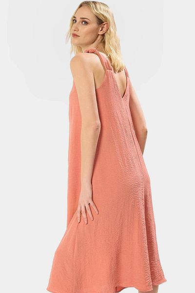 PayBuy Stylish Midi Length Aerobin Woven Dress Comfortable Fit Daily Use Carefully Selected