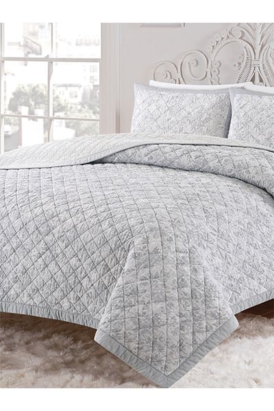 Bee Home Bed and Bath Sari | 3 Pieces King Quilt Set - 270 X 234 Cm - Sari Floral