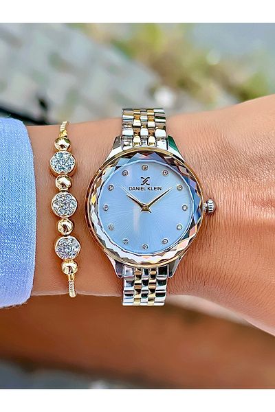 Daniel Klein Women's Watch.Minimal, Light and Stylish Design, Steel Band and Waterproof 2 Years Warranty