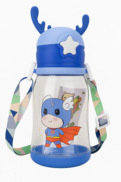 sree vani Geyik Figürlü 600 ml Pipetli Suluk