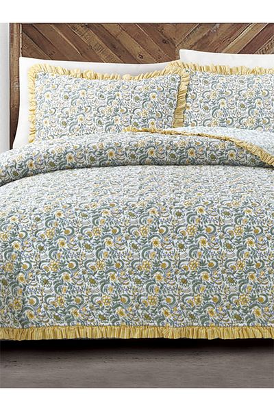 Bee Home Bed and Bath Raya | 3 Pieces King Quilt Set - 270 X 234 Cm - Raya Fern