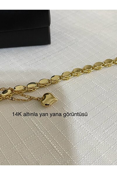 XUPING JEWELRY 14K altın renginde vip kalite kuyumcu işçiliği kararmaz arpa bileklik