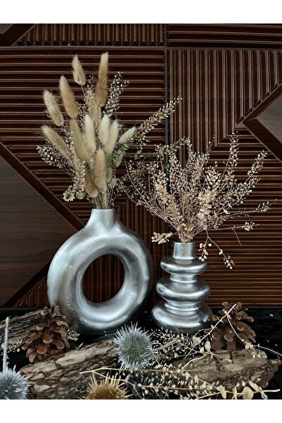 ERGİNCİ HOME Stil Boem SILVER ISKANDINAV Vază din 2 piese Cadou Pinterest Art...