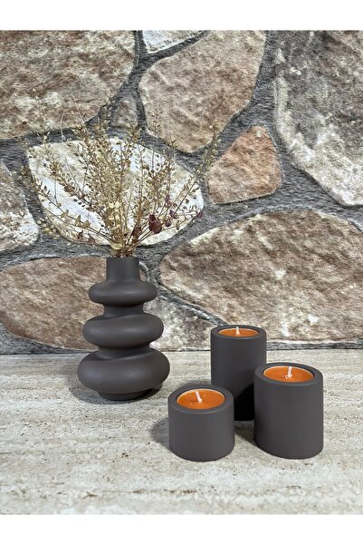 ERGİNCİ HOME Bohem Tarz Iskandinav 1 Twist Vazo 3 Mumluk Hediyelik Pinterest ...