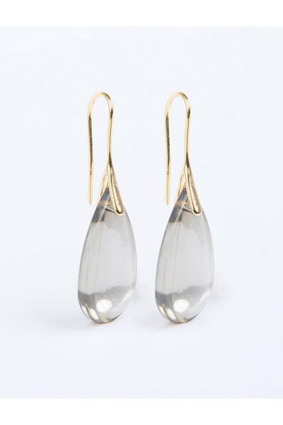 Jimmy Key Bronze Drop Figured Elegant Swinging Earrings