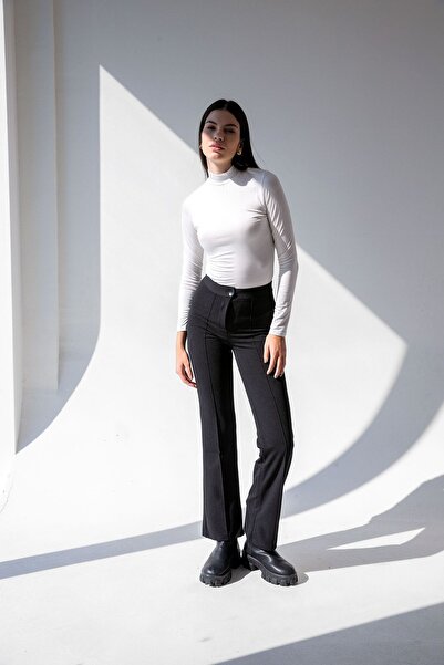 la & vetta Corp alb cu guler de damă