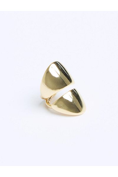 Jimmy Key Gold Color Modern Form Cartilage Earring