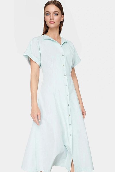 PayBuy Breathable Cotton Summer Midi Shirt Dress Comfortable Casual Style Quality Craftsmanship Trend Design
