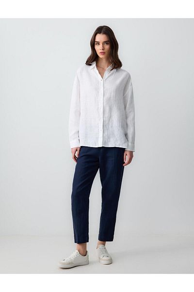 Jimmy Key Regular Fit Dark Blue Trousers