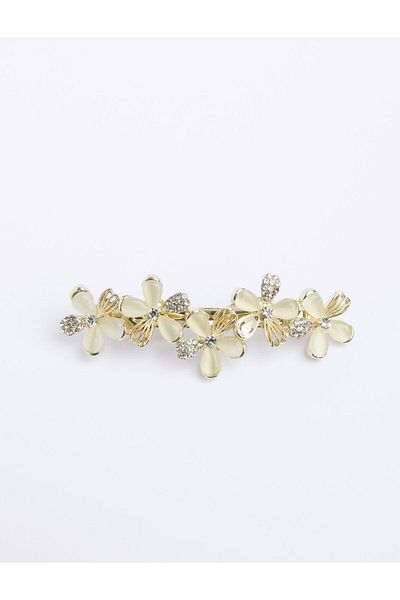 Jimmy Key Yellow Flower Figured Shiny Buckle